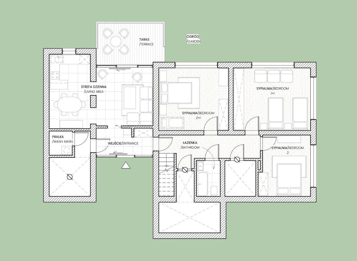 Międzybrodzie BialskieApartament Wiosennyアパートメント エクステリア 写真